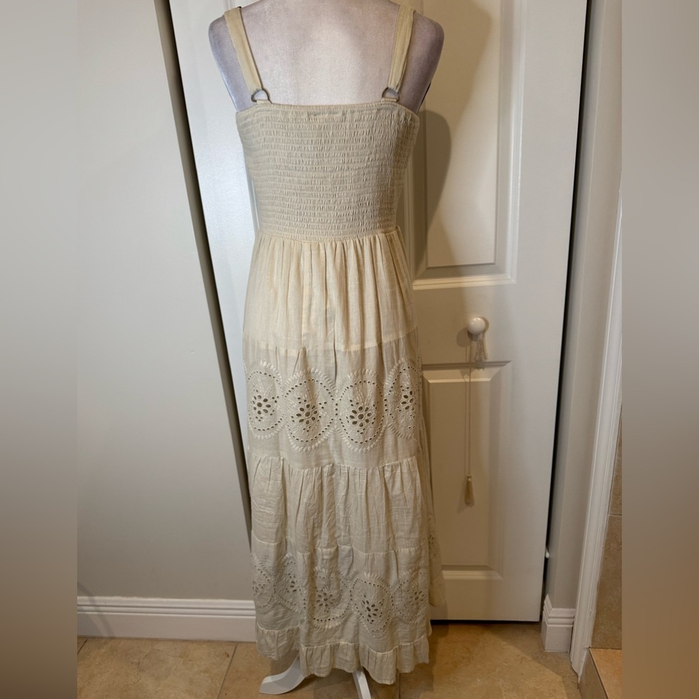NAOO Boho Embroidered Tiered Maxi Dress π - Picture 5 of 6